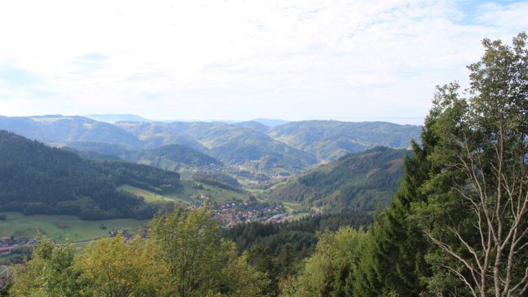 Dieses Bild zeigt eine Webcam-Aufnahme vom Achertal, aufgenommen am Freitag, den 16.10.2026 um 11:30 Uhr. Die Temperatur betrug 18.6°C.
