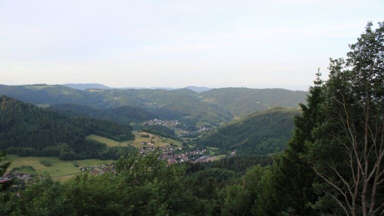Dieses Bild zeigt eine Webcam-Aufnahme vom Achertal, aufgenommen am Montag, den 08.06.2026 um 06:20 Uhr. Die Temperatur betrug 15.6°C.
