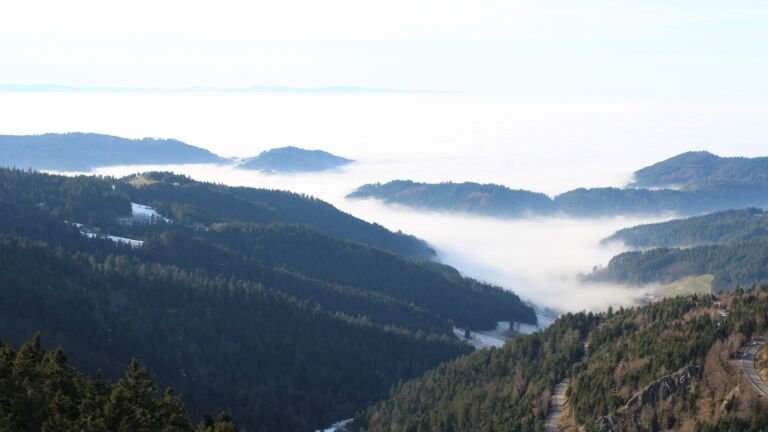 Dieses Bild zeigt eine Webcam-Aufnahme vom Achertal, aufgenommen am Dienstag, den 20.01.2026 um 14:30 Uhr. Die Temperatur betrug 13.1°C.