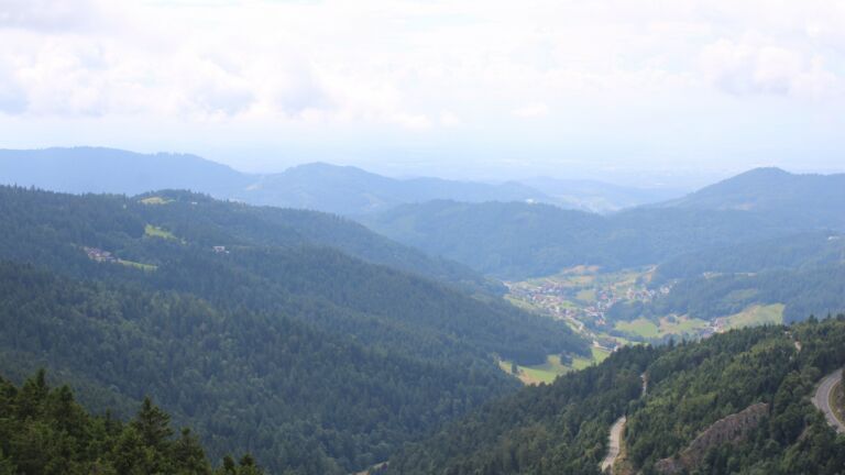 Dieses Bild zeigt eine Webcam-Aufnahme vom Achertal, aufgenommen am Freitag, den 25.07.2025 um 15:50 Uhr. Die Temperatur betrug 16.5°C.
