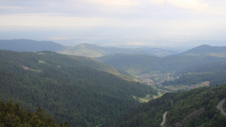 Dieses Bild zeigt eine Webcam-Aufnahme vom Achertal, aufgenommen am Freitag, den 23.05.2025 um 06:50 Uhr. Die Temperatur betrug 3.8°C.
