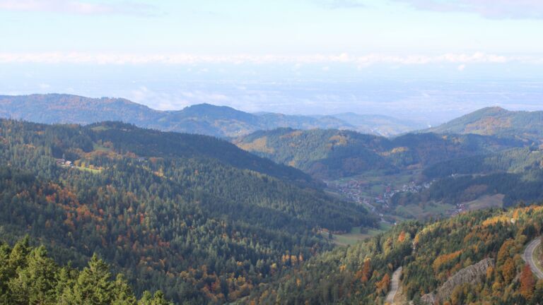 Dieses Bild zeigt eine Webcam-Aufnahme vom Achertal, aufgenommen am Donnerstag, den 16.10.2025 um 12:30 Uhr. Die Temperatur betrug 9.9°C.