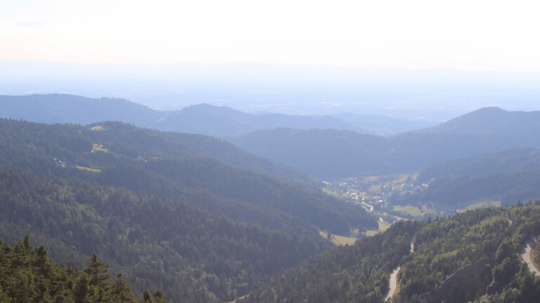 Dieses Bild zeigt eine Webcam-Aufnahme vom Achertal, aufgenommen am Samstag, den 12.07.2025 um 19:10 Uhr. Die Temperatur betrug 18.8°C.
