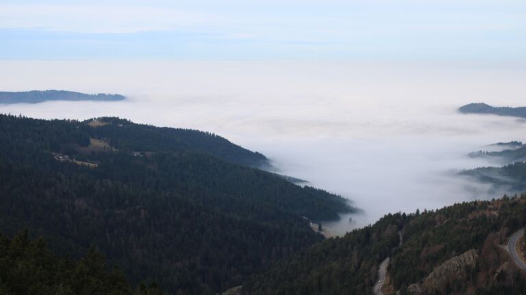 Dieses Bild zeigt eine Webcam-Aufnahme vom Achertal, aufgenommen am Montag, den 22.12.2025 um 09:20 Uhr. Die Temperatur betrug 7.4°C.