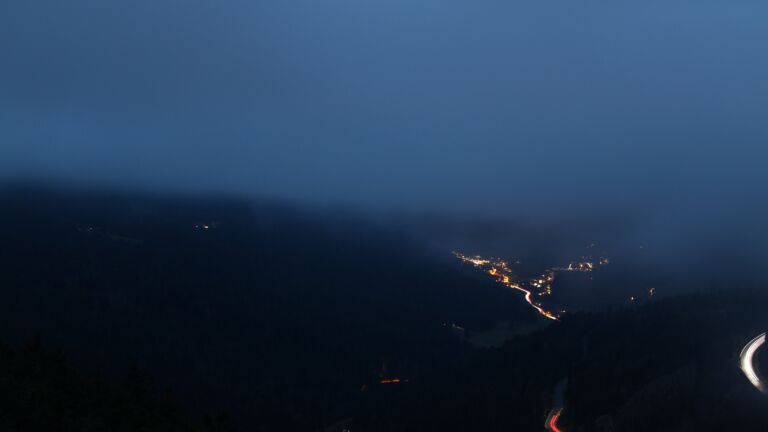 Dieses Bild zeigt eine Webcam-Aufnahme vom Achertal, aufgenommen am Donnerstag, den 04.12.2025 um 07:20 Uhr. Die Temperatur betrug 1.3°C.