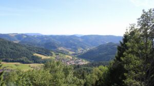 Dieses Bild zeigt eine Webcam-Aufnahme vom Achertal, aufgenommen am Freitag, den 03.07.2026 um 18:30 Uhr. Die Temperatur betrug 28°C.