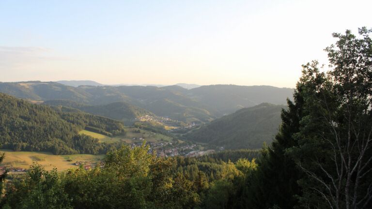 Dieses Bild zeigt eine Webcam-Aufnahme vom Achertal, aufgenommen am Freitag, den 07.08.2026 um 20:10 Uhr. Die Temperatur betrug 22.6°C.