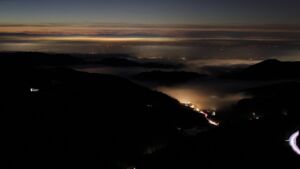 Dieses Bild zeigt eine Webcam-Aufnahme vom Achertal, aufgenommen am Samstag, den 22.11.2025 um 18:10 Uhr. Die Temperatur betrug -3.8°C.