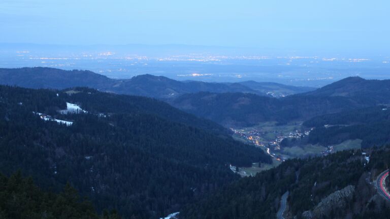 Dieses Bild zeigt eine Webcam-Aufnahme vom Achertal, aufgenommen am Samstag, den 17.01.2026 um 07:40 Uhr. Die Temperatur betrug 7.2°C.