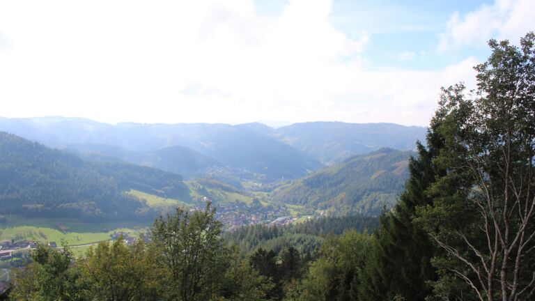 Dieses Bild zeigt eine Webcam-Aufnahme vom Achertal, aufgenommen am Mittwoch, den 14.10.2026 um 13:30 Uhr. Die Temperatur betrug 17.4°C.