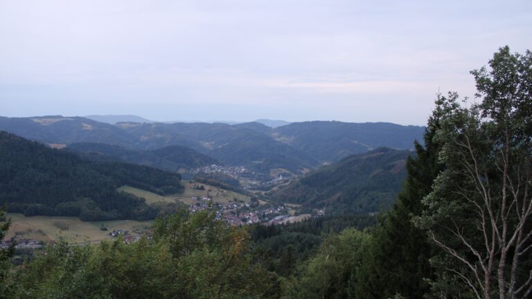 Dieses Bild zeigt eine Webcam-Aufnahme vom Achertal, aufgenommen am Dienstag, den 25.08.2026 um 06:50 Uhr. Die Temperatur betrug 15°C.