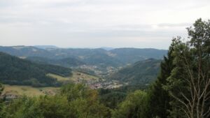 Dieses Bild zeigt eine Webcam-Aufnahme vom Achertal, aufgenommen am Dienstag, den 25.08.2026 um 07:40 Uhr. Die Temperatur betrug 14.7°C.