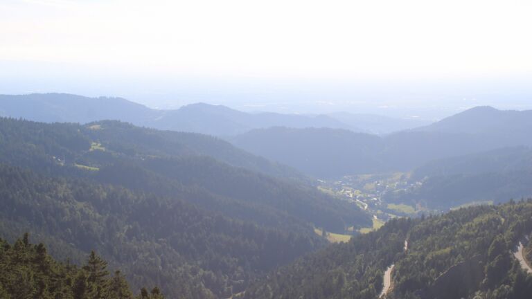 Dieses Bild zeigt eine Webcam-Aufnahme vom Achertal, aufgenommen am Freitag, den 18.07.2025 um 19:20 Uhr. Die Temperatur betrug 21.3°C.