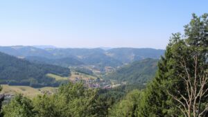 Dieses Bild zeigt eine Webcam-Aufnahme vom Achertal, aufgenommen am Mittwoch, den 29.07.2026 um 12:00 Uhr. Die Temperatur betrug 30.1°C.