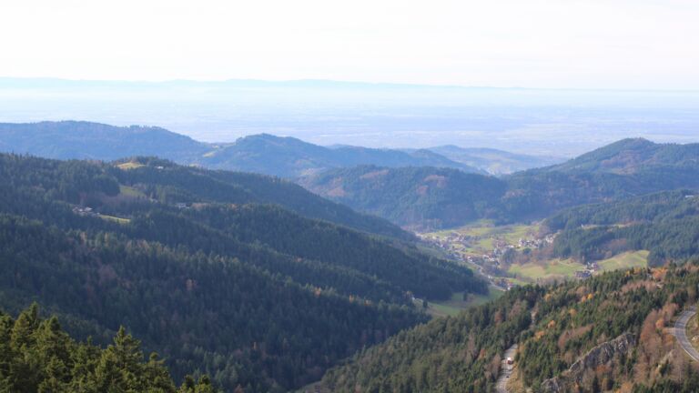 Dieses Bild zeigt eine Webcam-Aufnahme vom Achertal, aufgenommen am Mittwoch, den 12.11.2025 um 14:10 Uhr. Die Temperatur betrug 12.8°C.