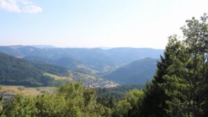 Dieses Bild zeigt eine Webcam-Aufnahme vom Achertal, aufgenommen am Dienstag, den 11.08.2026 um 18:10 Uhr. Die Temperatur betrug 31.8°C.