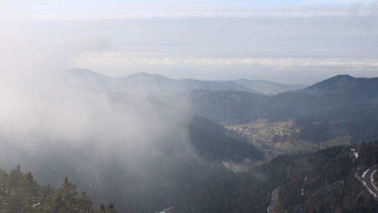 Dieses Bild zeigt eine Webcam-Aufnahme vom Achertal, aufgenommen am Samstag, den 31.01.2026 um 14:30 Uhr. Die Temperatur betrug 7.1°C.