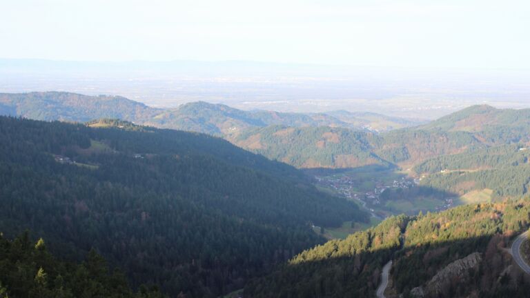 Dieses Bild zeigt eine Webcam-Aufnahme vom Achertal, aufgenommen am Donnerstag, den 13.11.2025 um 09:00 Uhr. Die Temperatur betrug 14.3°C.