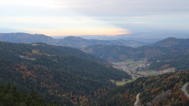 Dieses Bild zeigt eine Webcam-Aufnahme vom Achertal, aufgenommen am Freitag, den 17.10.2025 um 08:30 Uhr. Die Temperatur betrug 4.6°C.