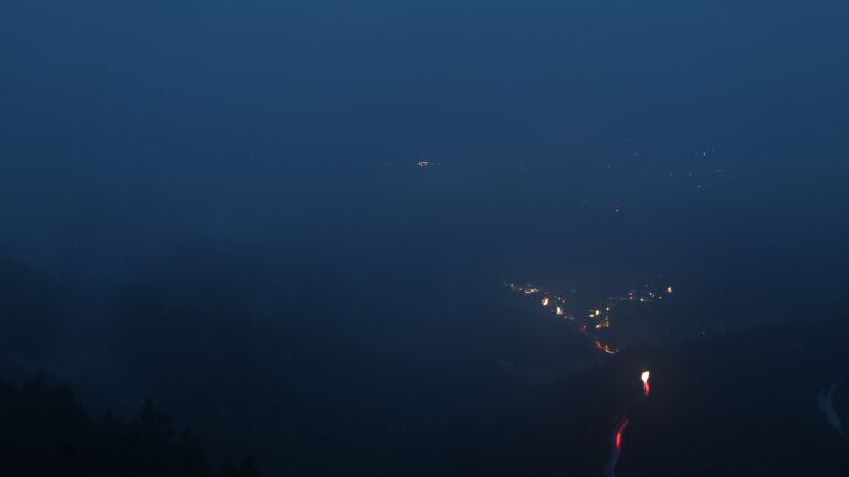 Dieses Bild zeigt eine Webcam-Aufnahme vom Achertal, aufgenommen am Donnerstag, den 23.10.2025 um 07:30 Uhr. Die Temperatur betrug 10.3°C.