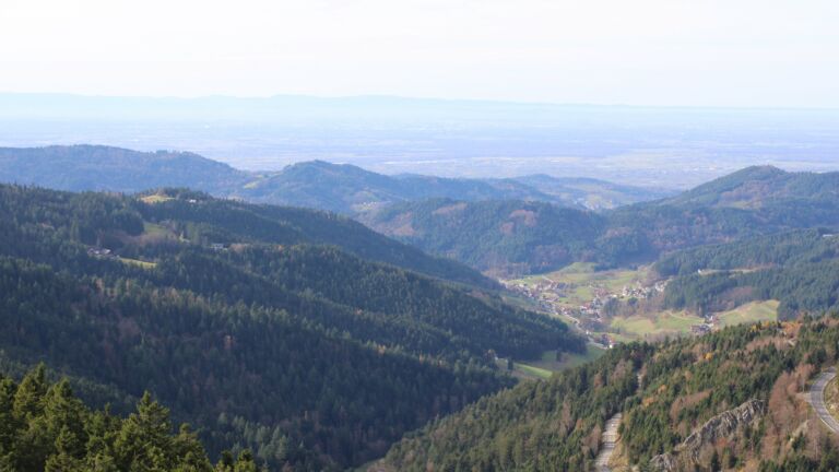 Dieses Bild zeigt eine Webcam-Aufnahme vom Achertal, aufgenommen am Donnerstag, den 13.11.2025 um 13:10 Uhr. Die Temperatur betrug 16.3°C.