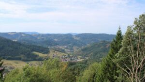 Dieses Bild zeigt eine Webcam-Aufnahme vom Achertal, aufgenommen am Montag, den 24.08.2026 um 11:30 Uhr. Die Temperatur betrug 19.5°C.