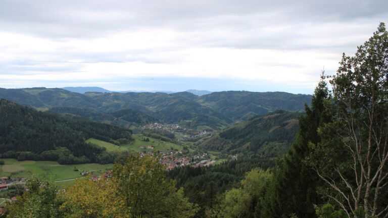 Dieses Bild zeigt eine Webcam-Aufnahme vom Achertal, aufgenommen am Freitag, den 23.10.2026 um 11:30 Uhr. Die Temperatur betrug 10.7°C.