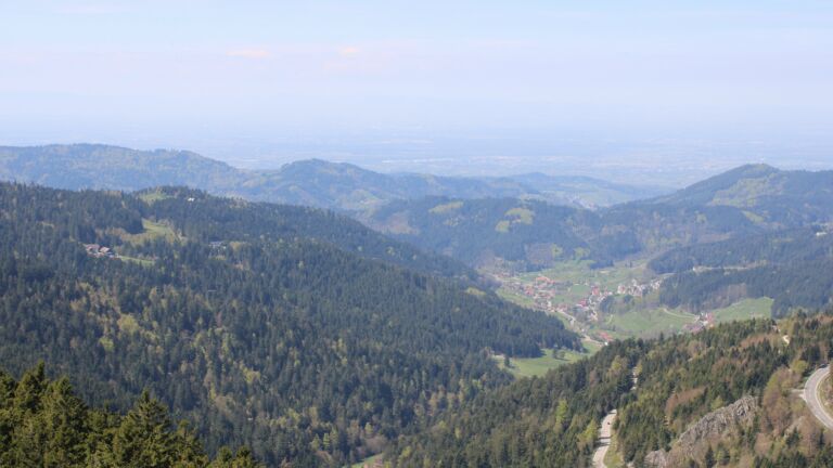 Dieses Bild zeigt eine Webcam-Aufnahme vom Achertal, aufgenommen am Samstag, den 18.04.2026 um 12:50 Uhr. Die Temperatur betrug 14.8°C.