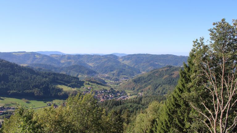Dieses Bild zeigt eine Webcam-Aufnahme vom Achertal, aufgenommen am Mittwoch, den 23.09.2026 um 11:10 Uhr. Die Temperatur betrug 17.4°C.