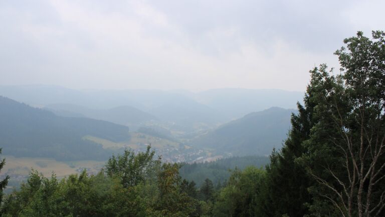 Dieses Bild zeigt eine Webcam-Aufnahme vom Achertal, aufgenommen am Montag, den 17.08.2026 um 12:50 Uhr. Die Temperatur betrug 17.7°C.