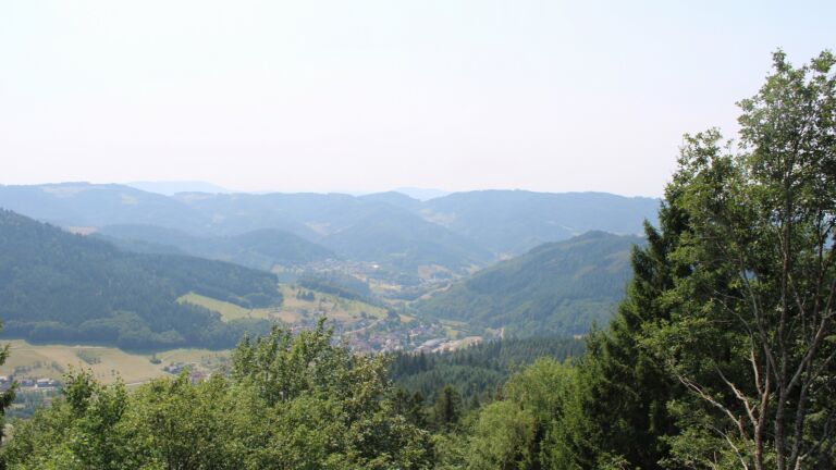 Dieses Bild zeigt eine Webcam-Aufnahme vom Achertal, aufgenommen am Donnerstag, den 30.07.2026 um 14:00 Uhr. Die Temperatur betrug 36.2°C.
