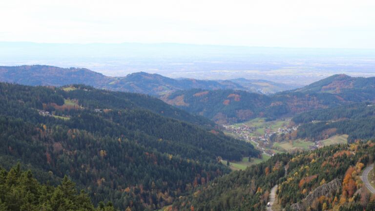 Dieses Bild zeigt eine Webcam-Aufnahme vom Achertal, aufgenommen am Mittwoch, den 29.10.2025 um 13:50 Uhr. Die Temperatur betrug 12.7°C.