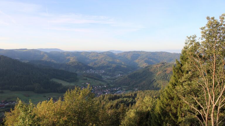 Dieses Bild zeigt eine Webcam-Aufnahme vom Achertal, aufgenommen am Donnerstag, den 15.10.2026 um 08:40 Uhr. Die Temperatur betrug 12.2°C.