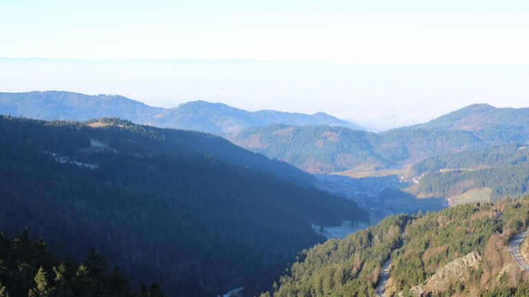 Dieses Bild zeigt eine Webcam-Aufnahme vom Achertal, aufgenommen am Montag, den 29.12.2025 um 10:30 Uhr. Die Temperatur betrug 2.9°C.