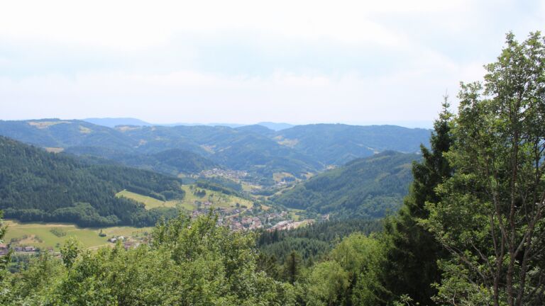 Dieses Bild zeigt eine Webcam-Aufnahme vom Achertal, aufgenommen am Montag, den 13.07.2026 um 15:50 Uhr. Die Temperatur betrug 31.5°C.