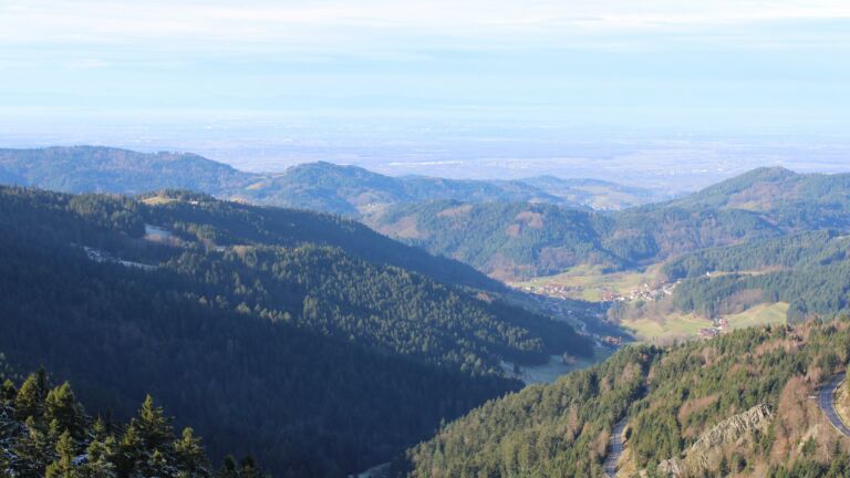 Dieses Bild zeigt eine Webcam-Aufnahme vom Achertal, aufgenommen am Dienstag, den 02.12.2025 um 11:20 Uhr. Die Temperatur betrug 5.6°C.