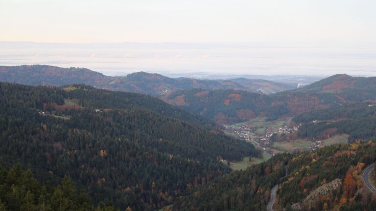 Dieses Bild zeigt eine Webcam-Aufnahme vom Achertal, aufgenommen am Freitag, den 31.10.2025 um 07:30 Uhr. Die Temperatur betrug 8.1°C.