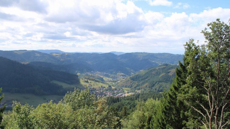 Dieses Bild zeigt eine Webcam-Aufnahme vom Achertal, aufgenommen am Montag, den 31.08.2026 um 13:20 Uhr. Die Temperatur betrug 17.1°C.