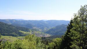 Dieses Bild zeigt eine Webcam-Aufnahme vom Achertal, aufgenommen am Freitag, den 22.05.2026 um 17:20 Uhr. Die Temperatur betrug 29.2°C.