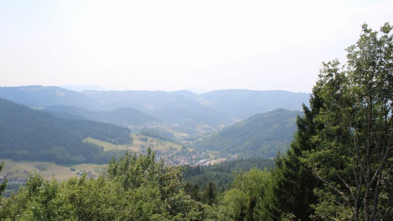Dieses Bild zeigt eine Webcam-Aufnahme vom Achertal, aufgenommen am Donnerstag, den 30.07.2026 um 14:40 Uhr. Die Temperatur betrug 37.7°C.