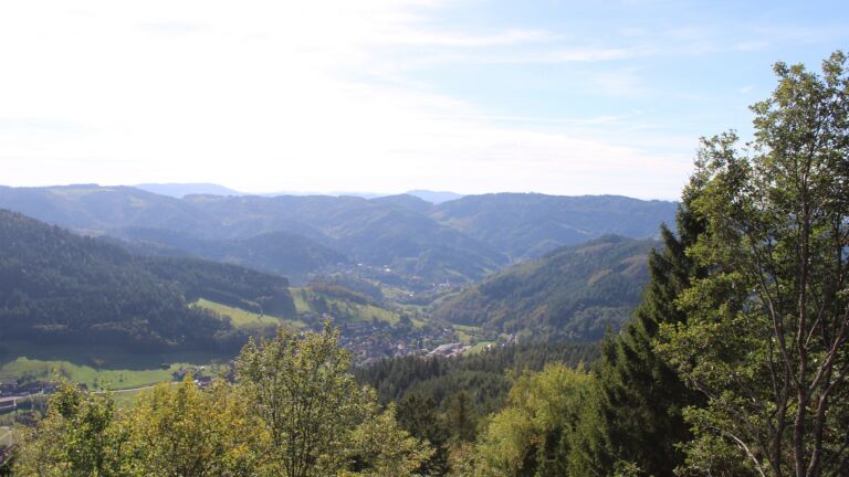 Dieses Bild zeigt eine Webcam-Aufnahme vom Achertal, aufgenommen am Donnerstag, den 15.10.2026 um 14:30 Uhr. Die Temperatur betrug 19.8°C.