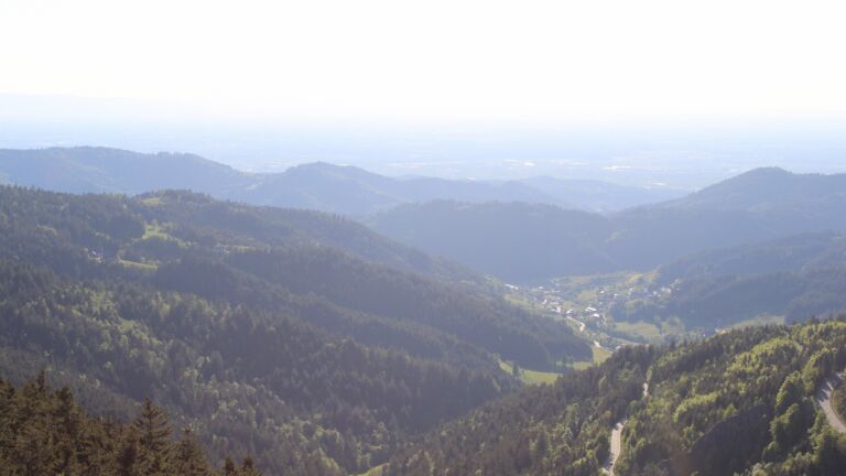 Dieses Bild zeigt eine Webcam-Aufnahme vom Achertal, aufgenommen am Sonntag, den 11.05.2025 um 19:00 Uhr. Die Temperatur betrug 15.6°C.