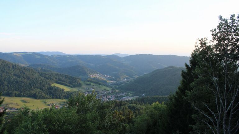 Dieses Bild zeigt eine Webcam-Aufnahme vom Achertal, aufgenommen am Donnerstag, den 23.07.2026 um 20:30 Uhr. Die Temperatur betrug 18.3°C.