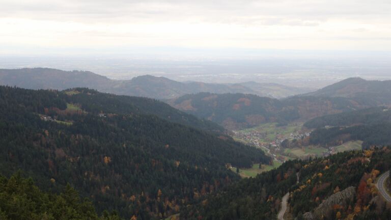 Dieses Bild zeigt eine Webcam-Aufnahme vom Achertal, aufgenommen am Samstag, den 01.11.2025 um 14:30 Uhr. Die Temperatur betrug 11.8°C.