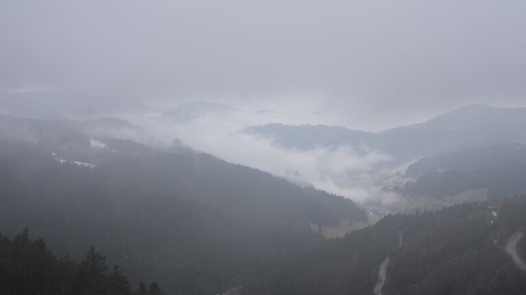 Dieses Bild zeigt eine Webcam-Aufnahme vom Achertal, aufgenommen am Dienstag, den 03.02.2026 um 13:40 Uhr. Die Temperatur betrug 1.5°C.