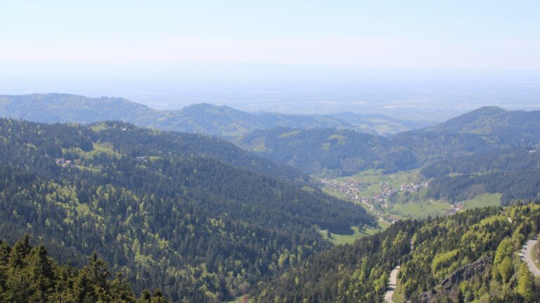 Dieses Bild zeigt eine Webcam-Aufnahme vom Achertal, aufgenommen am Sonntag, den 26.04.2026 um 15:00 Uhr. Die Temperatur betrug 14.6°C.