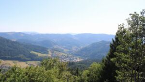 Dieses Bild zeigt eine Webcam-Aufnahme vom Achertal, aufgenommen am Dienstag, den 11.08.2026 um 16:50 Uhr. Die Temperatur betrug 33.1°C.