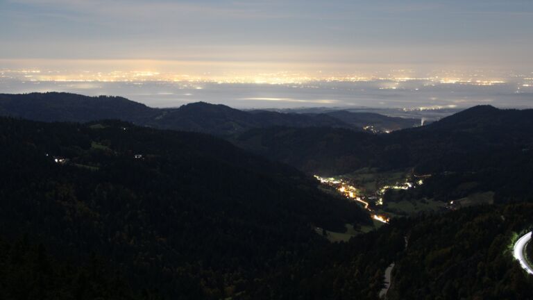 Dieses Bild zeigt eine Webcam-Aufnahme vom Achertal, aufgenommen am Freitag, den 10.10.2025 um 06:30 Uhr. Die Temperatur betrug 8.2°C.