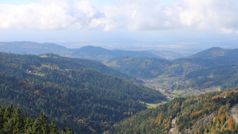 Dieses Bild zeigt eine Webcam-Aufnahme vom Achertal, aufgenommen am Dienstag, den 14.10.2025 um 13:30 Uhr. Die Temperatur betrug 11.5°C.