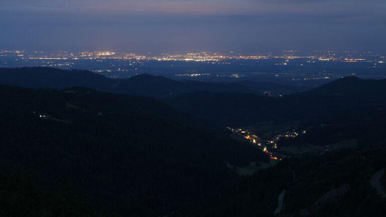 Dieses Bild zeigt eine Webcam-Aufnahme vom Achertal, aufgenommen am Samstag, den 13.09.2025 um 06:20 Uhr. Die Temperatur betrug 10°C.